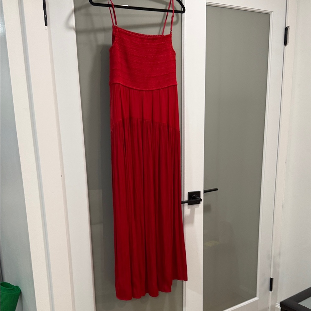 Z Supply Vibrant Red Maxi Dress